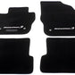 MAZDASPEED 3 2010-2012 NEW OEM SET OF FOUR FLOOR MATS SILVER STITCHING