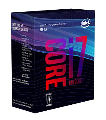 Intel Core i7-8700K Desktop Processor 6 Cores up to 4.7GHz Turbo Unlocked LGA1151 300 Series 95W