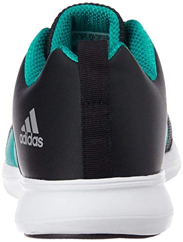 Adidas Men's Adispree M Black, Green and Silver Running Shoes - 8 UK/India (42 EU) (B79037)
