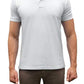 Comfortably Collared Men's Perfect Slim Fit Polo Shirt White (Large)