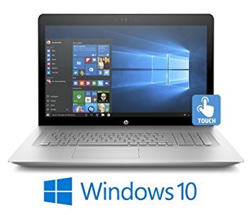 HP Envy 17.3 Full HD (1920 x 1080) Touchscreen Laptop PC (7th Gen i7-7500U,16GB DDR4 RAM,1TB 7200RPM HDD, NVIDIA GeForce 940MX 2GB, Windows 10)-Silver