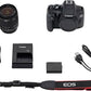 Canon EOS 1300D Kit Fotocamera Reflex Digitale da 18 Megapixel con Obiettivo EF-S IS II 18-55 mm, Wi-Fi, NFC, Versione EU, Nero/Antracite