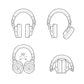 Audio-Technica ATH-M50x Professional Monitor Headphones, Black