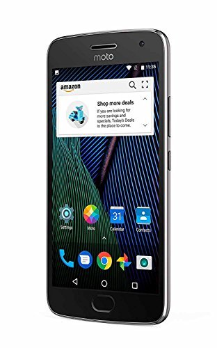 Moto G PLUS (5th Generation) - 32 GB - Unlocked - Lunar Gray - Prime Exclusive