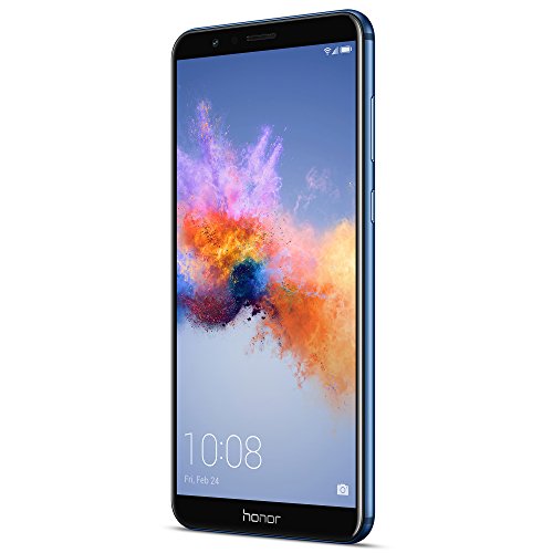 Honor 7X  - 18:9 screen ratio, 5.93" full-view display. Dual-lens camera. Unlocked Smartphone,  Blue (US Warranty)