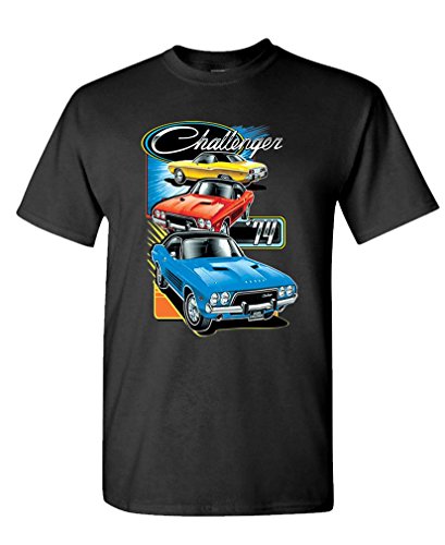 Challenger Trio - Officially Licensed Dodge - Mens Cotton T-Shirt