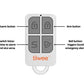 tiiwee A2 PIR Motion Sensor Anti-Burglar Alarm System with Remote Control - 125 dB Siren - Expandable - Home Security