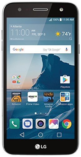 LG X charge - 16 GB – Unlocked (AT&T/Sprint/T-Mobile) - Titanium - Prime Exclusive - with Lockscreen Offers & Ads