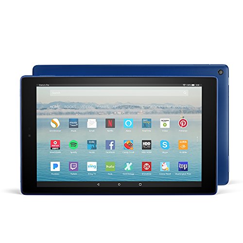 All-New Fire HD 10 Tablet with Alexa Hands-Free, 10.1" 1080p Full HD Display, 32 GB, Marine Blue - with Special Offers - My Shop