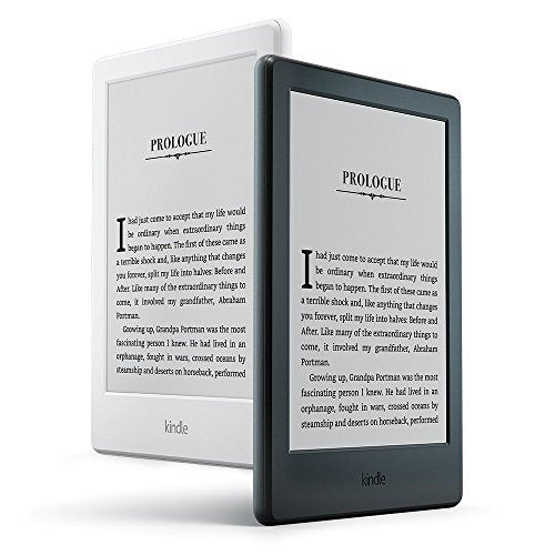 Kindle E-reader - White, 6" Glare-Free Touchscreen Display, Wi-Fi - Includes Special Offers