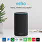 Echo (2nd Generation) - Smart speaker with Alexa - Charcoal Fabric