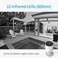 YI Outdoor Security Camera 1080p Cloud Cam Wireless IP Waterproof Night Vision Security Surveillance System White