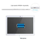 Qimaoo Tablette Tactile 10.1 Pouces Android 7.0,Tablette PC à Double Caméra et Double Slot de SIM Carte,1280x800 HD IPS Écran d'Affichage Quad Core,Supporte WiFi,GPS,Bluetooth 4.0(2GB RAM+32GB ROM)
