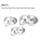 Bath Bomb Molds DIY Bath Bomb Kit for Crafting Handmade Spa Bomb Fizzy Crafting Molds Making Supplies Round Sphere Shape(Set 7)