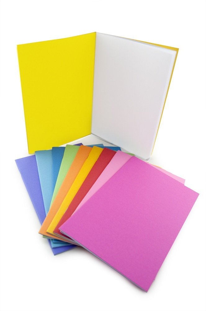 Hygloss Products Inc. HYG77640 Mini Bright Books pack of 10 assorted colors