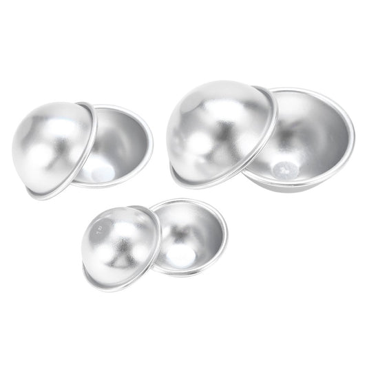 Bath Bomb Molds DIY Bath Bomb Kit for Crafting Handmade Spa Bomb Fizzy Crafting Molds Making Supplies Round Sphere Shape(Set 7)