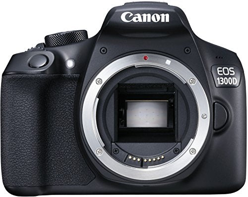 Canon EOS 1300D Kit Fotocamera Reflex Digitale da 18 Megapixel con Obiettivo EF-S IS II 18-55 mm, Wi-Fi, NFC, Versione EU, Nero/Antracite