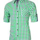 MrWonder Men's Casual Fit Button Down Long Sleeve Plaid Dress Shirts