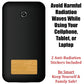 2 Pack - Anti EMF Radiation Protection Shield Stickers for Cell Phone, Laptops, Mobile Devices - Eliminates Radiative Wave and Prolongs Lifespan of Cellphone Battery - My Shop