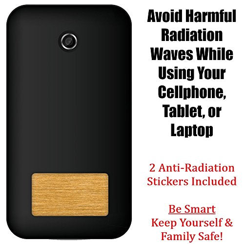 2 Pack - Anti EMF Radiation Protection Shield Stickers for Cell Phone, Laptops, Mobile Devices - Eliminates Radiative Wave and Prolongs Lifespan of Cellphone Battery - My Shop