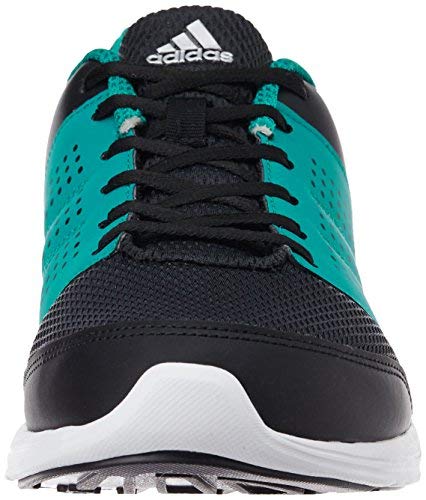 Adidas Men's Adispree M Black, Green and Silver Running Shoes - 8 UK/India (42 EU) (B79037)