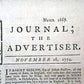 Famous UNITE OR DIE Benjamin Franklin CARTOON Print 1774 Philadelphia Newspaper