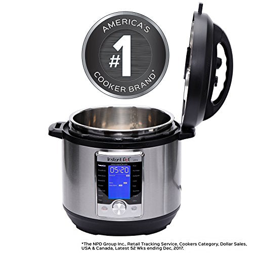 Instant Pot Ultra Electric Pressure Cooker, 6Qt 10-in-1, Stainless Steel (2017 Model)