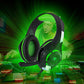 BlueFire Professional 3.5mm PS4 Gaming Headset Headphone with Mic and LED Lights for Playstation 4, Xbox one,Laptop, Computer (Green)
