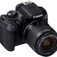 Canon EOS 1300D Kit Fotocamera Reflex Digitale da 18 Megapixel con Obiettivo EF-S IS II 18-55 mm, Wi-Fi, NFC, Versione EU, Nero/Antracite