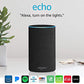 Echo (2nd Generation) - Smart speaker with Alexa - Charcoal Fabric