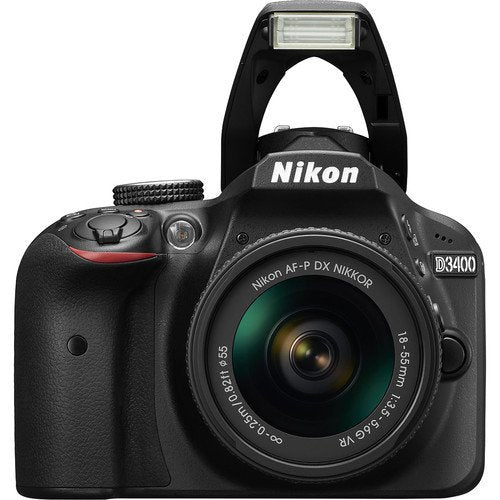 Nikon D3400 + AF-P 18-55mm Digital Camera and Lens STD Kit (Australian warranty)