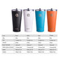 qottle 30 oz Double-Wall Vacuum Insulated Tumbler - Coffee Travel Cup with Lid-Black