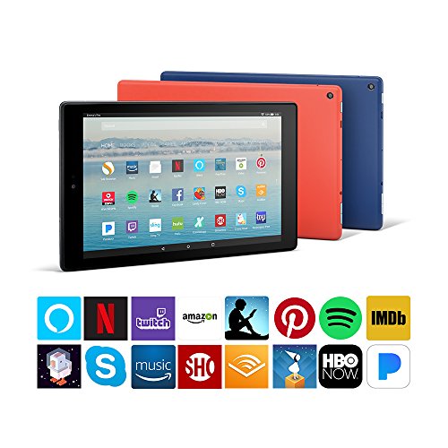 All-New Fire HD 10 Tablet with Alexa Hands-Free, 10.1" 1080p Full HD Display, 32 GB, Marine Blue - with Special Offers - My Shop