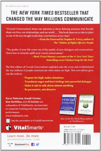 Crucial Conversations Tools for Talking When Stakes Are High, Second Edition