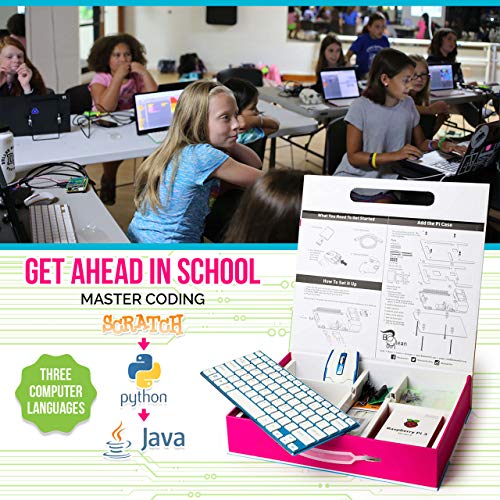 Boolean Box | A STEM Educational Computer Kit, Teaches Coding and Electronics, Includes Scratch, Minecraft, and Python | Build a computer and electronic circuits, code and animate | For girls 8 and up