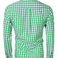 MrWonder Men's Casual Fit Button Down Long Sleeve Plaid Dress Shirts
