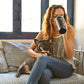 qottle 30 oz Double-Wall Vacuum Insulated Tumbler - Coffee Travel Cup with Lid-Black