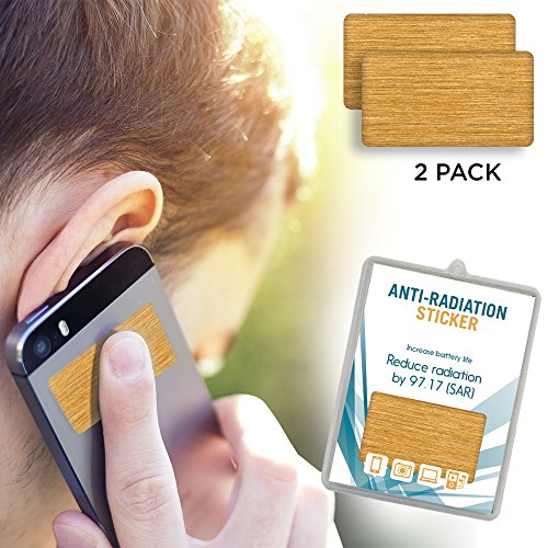 2 Pack - Anti EMF Radiation Protection Shield Stickers for Cell Phone, Laptops, Mobile Devices - Eliminates Radiative Wave and Prolongs Lifespan of Cellphone Battery - My Shop
