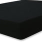 Utopia Bedding Fitted Sheet (Full - Black) - Deep Pocket Brushed Velvety Microfiber, Breathable, Extra Soft and Comfortable - Wrinkle, Fade, Stain and Abrasion Resistant
