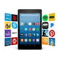 Fire HD 8 Tablet with Alexa, 8" HD Display, 16 GB, Black - with Special Offers