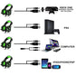 BlueFire Professional 3.5mm PS4 Gaming Headset Headphone with Mic and LED Lights for Playstation 4, Xbox one,Laptop, Computer (Green)
