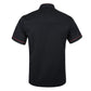 iEFiEL Men's Short Sleeve Chef Jacket Kitchen Cook Coat Stripe Cooker Restaurant Uniforms