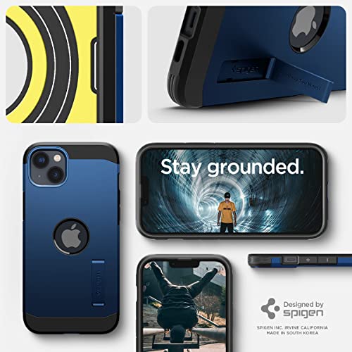 Spigen Tough Armor MagFit Case Compatible with iPhone 14 - Navy Blue