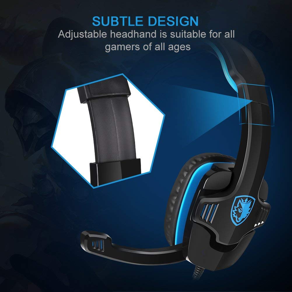 SADES Gaming Headset Headphone For PS4/PC/Laptop/Xbox 360 with Microphone SA-708GT