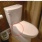 Bath Royale MasterSuite Round Toilet Seat with Cover, White, Slow-Close, Quick-Release for Easy Cleaning