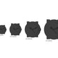 Casio Men's 'G Shock' Quartz Stainless Steel and Resin Casual Watch, Color:Black (Model: GST-S100G-1BCR)