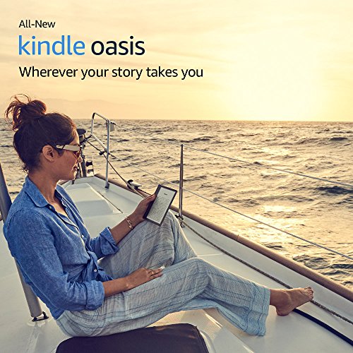 All-New Kindle Oasis E-reader - Graphite, 7" High-Resolution Display (300 ppi), Waterproof, Built-In Audible, 8 GB, Wi-Fi - Includes Special Offers