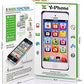Y-Phone YPhone Toy Play Cell Phone Mobile Phone Cellphone with USB Recharable Cable for Baby Kids With USB Recharable