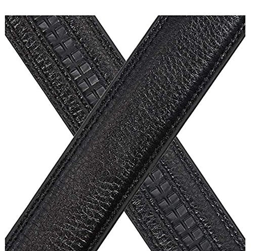 Satyam Kraft Men's Black Pu Leather Belt (42)