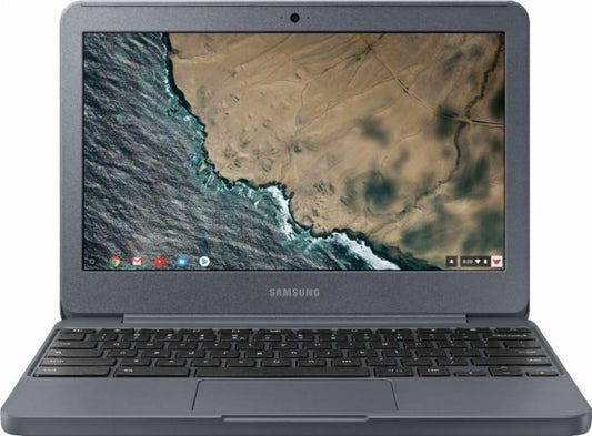 Samsung 11.6" HD Premium Chromebook - Intel Celeron N3060 Up to 2.48GHz, 4GB DDR3, 32GB eMMC Hard Drive, 802.11ac, Bluetooth, HDMI, HD Webcam, USB 3.0, Chrome OS (Night Charcoal)